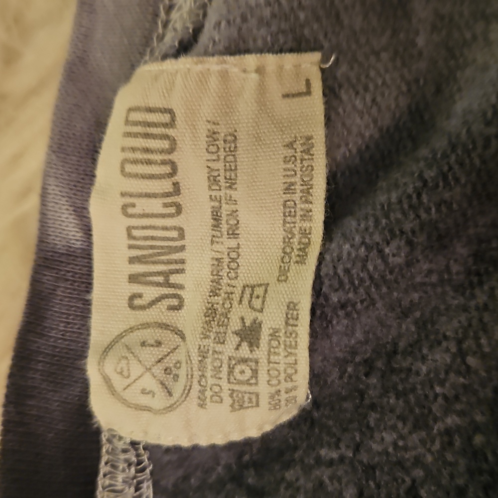 Sand Cloud Gray Tie-Dye Logo Sweatshirt – Size Large - Picture 5 of 5